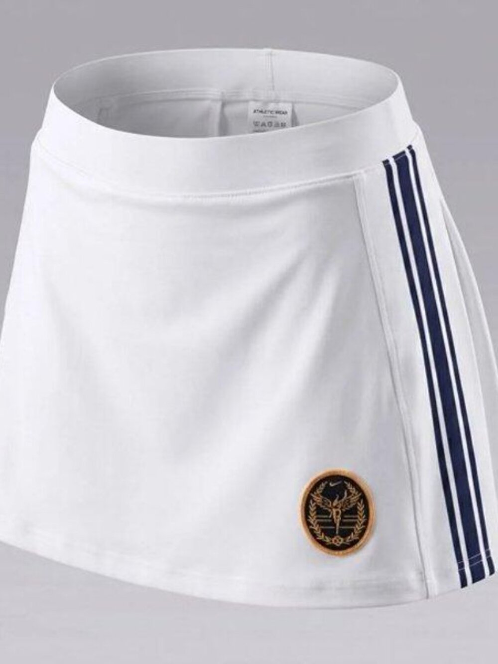 Nike Fall Club Court High Waisted Skirt With Shorts IH7748 White Navy S L NWT